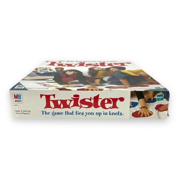 VINTAGE '98 Twister Milton Bradley Party Game Complete w Mat Spinner Instruction - Picture 14 of 16